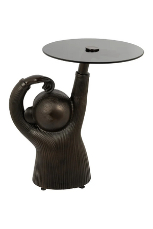 Bronze Sculpture End Table | Richmond Interiors Ape | Oroa.com