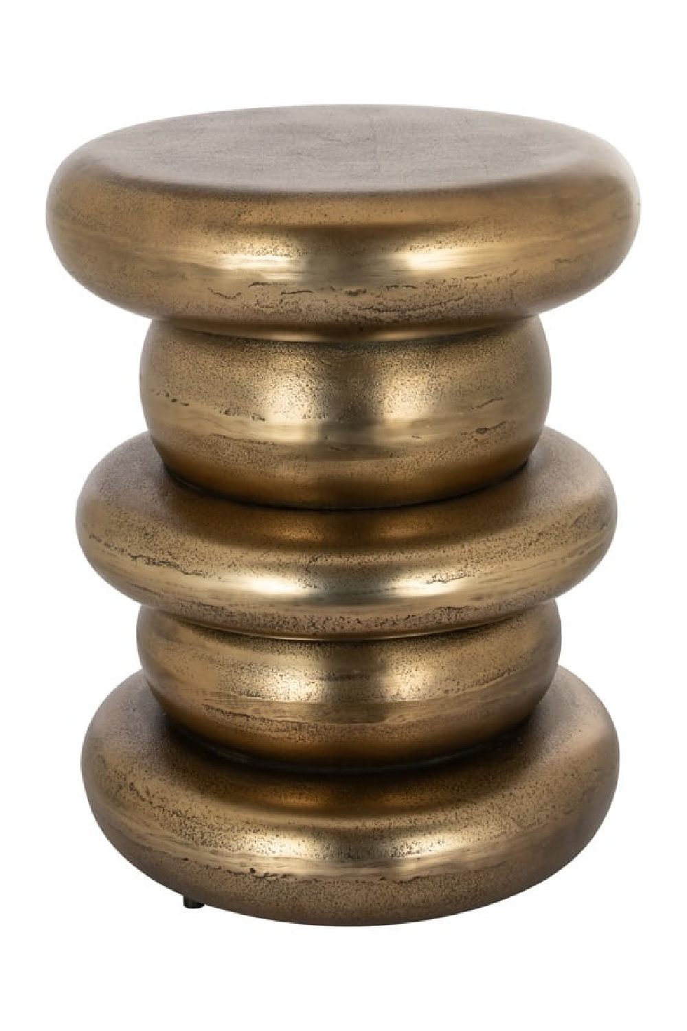 Gold Aluminium End Table | Richmond Interiors Ela | Oroa.com