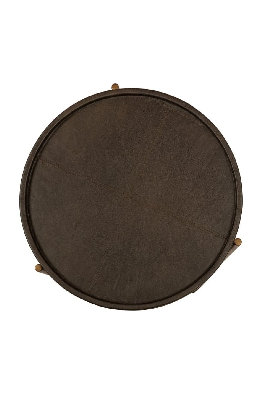 Brown Leather End Table | OROA Zillon | Oroa.com