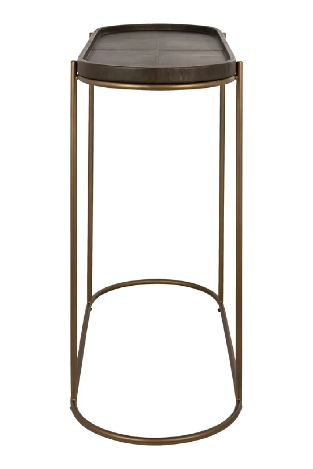 Brown Leather Console Table | OROA Zillon | Oroa.com