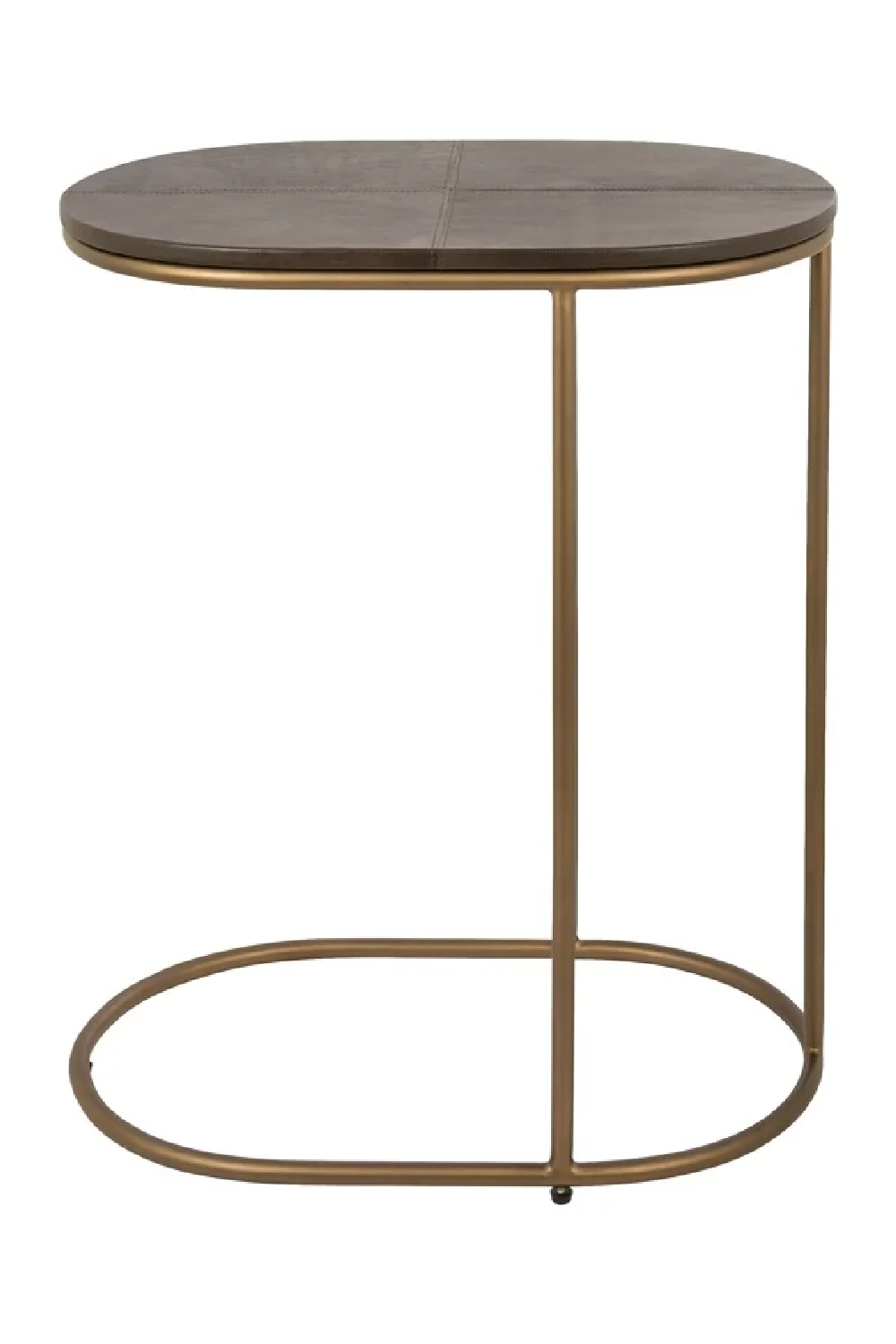 Brown Leather Sofa Table | OROA Zillon | Oroa.com