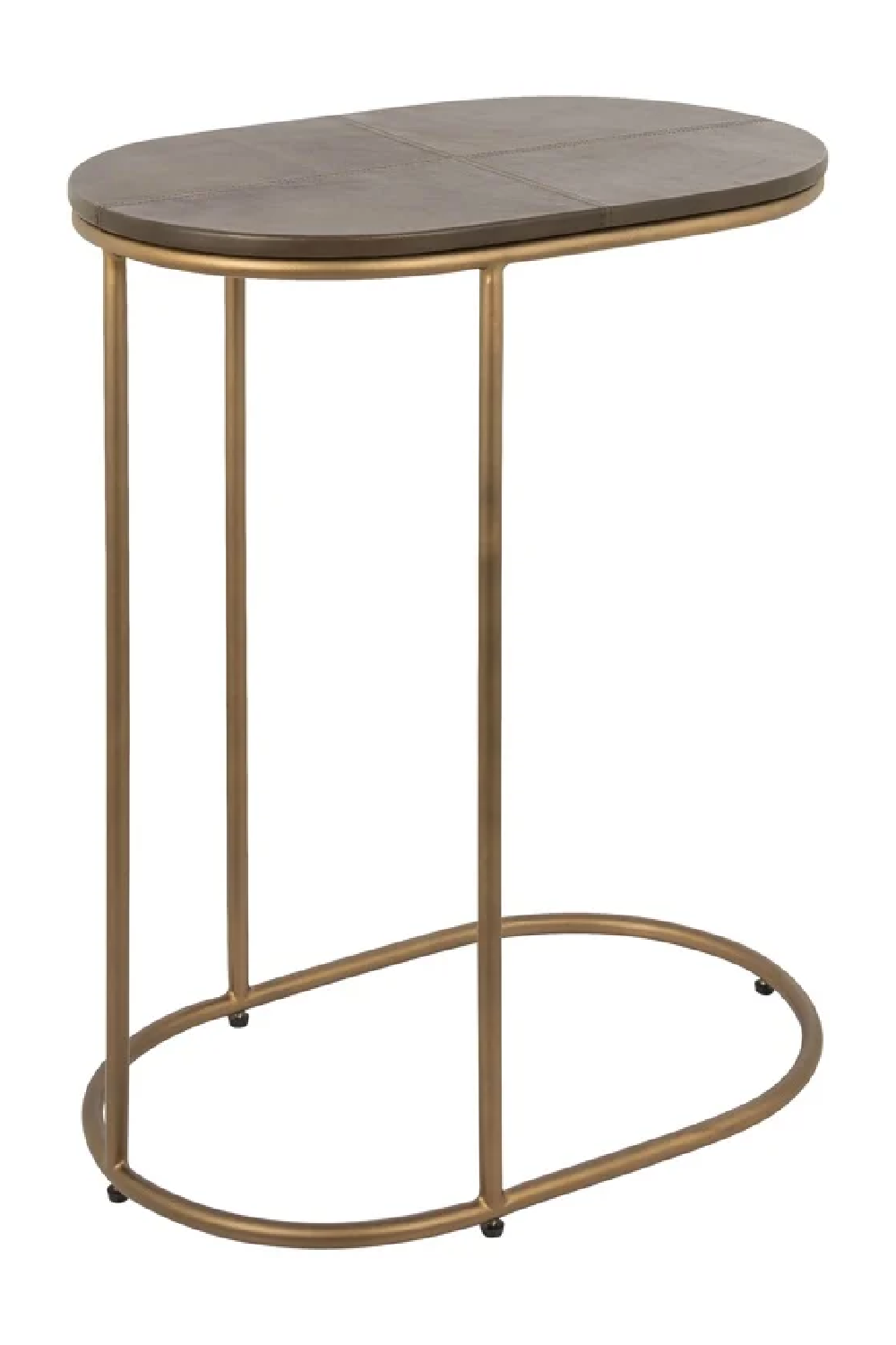 Brown Leather Sofa Table | OROA Zillon | Oroa.com