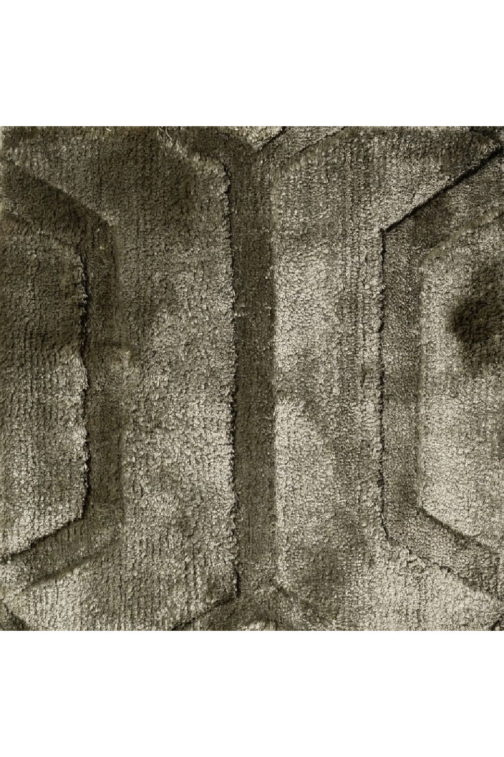 Olive Green Viscose Carpet 6'5" x 10' | Richmond Interiors Liva | Oroa.com