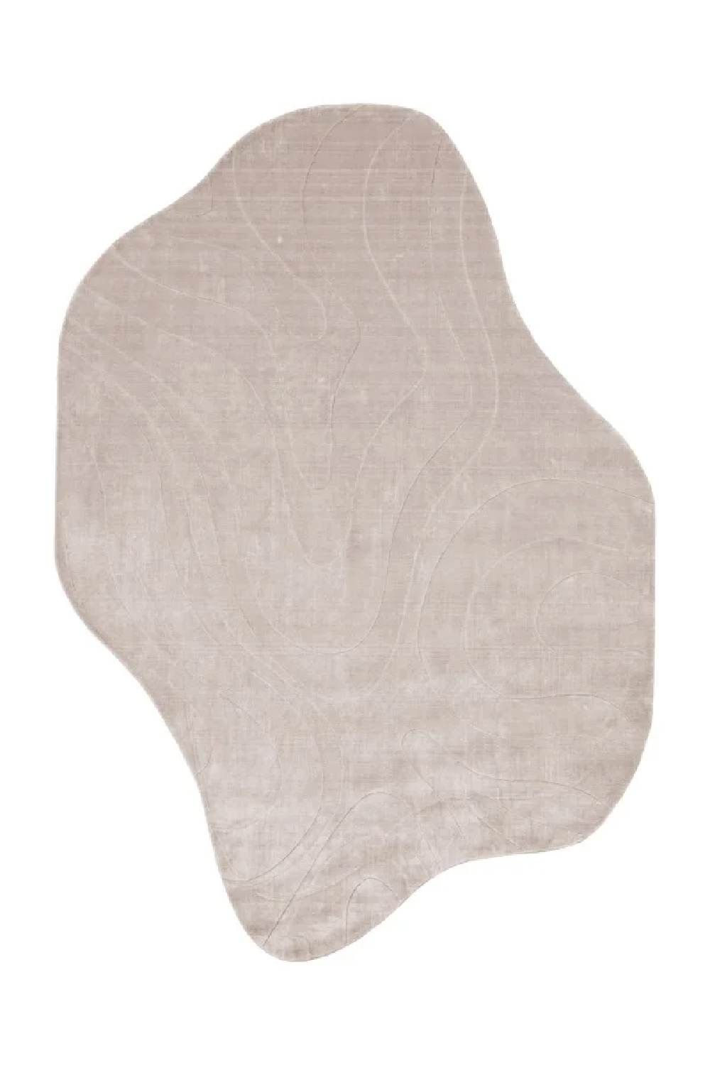 Organic-Shaped Viscose Carpet | OROA Addison | Oroa.com