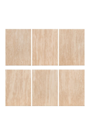 Travertine Pedestal Dining Table | Richmond Interiors Fictus | Oroa.com