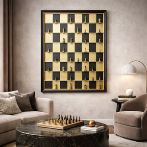   Chess Figures Wall Art | Oroa.com