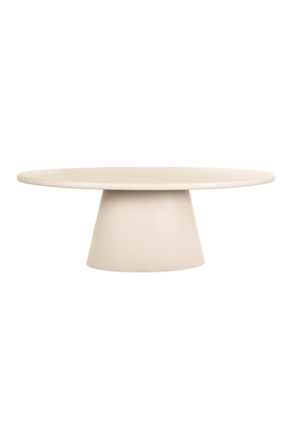 Beige Pedestal Dining Table | OROA Clayton | Oroa.com