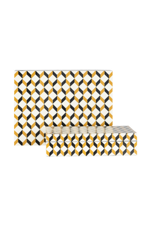 Zig-Zag Patterned Storage Boxes (2) | Richmond Interiors Frences | Oroa.com