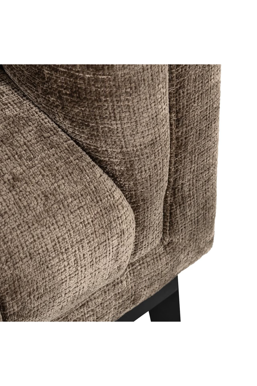 Taupe Chenille Lounge Chair | Richmond Interiors Beaudy | Oroa.com