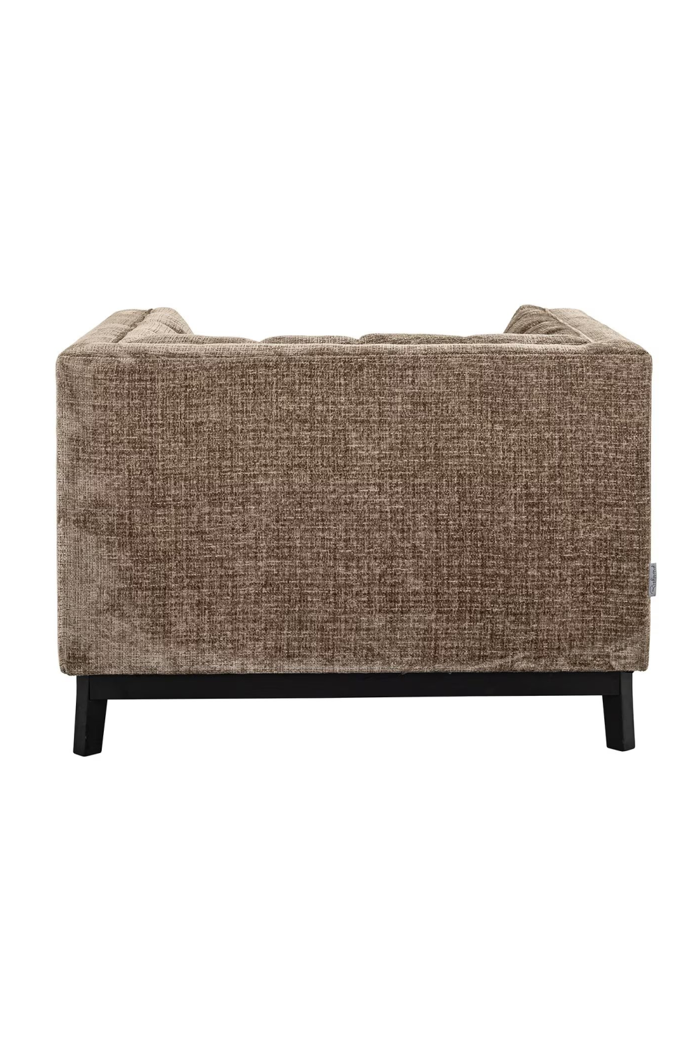 Taupe Chenille Lounge Chair | OROA Beaudy | Oroa.com