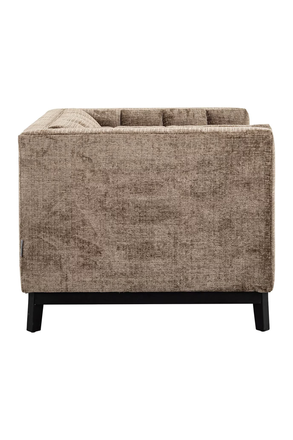 Taupe Chenille Lounge Chair | OROA Beaudy | Oroa.com