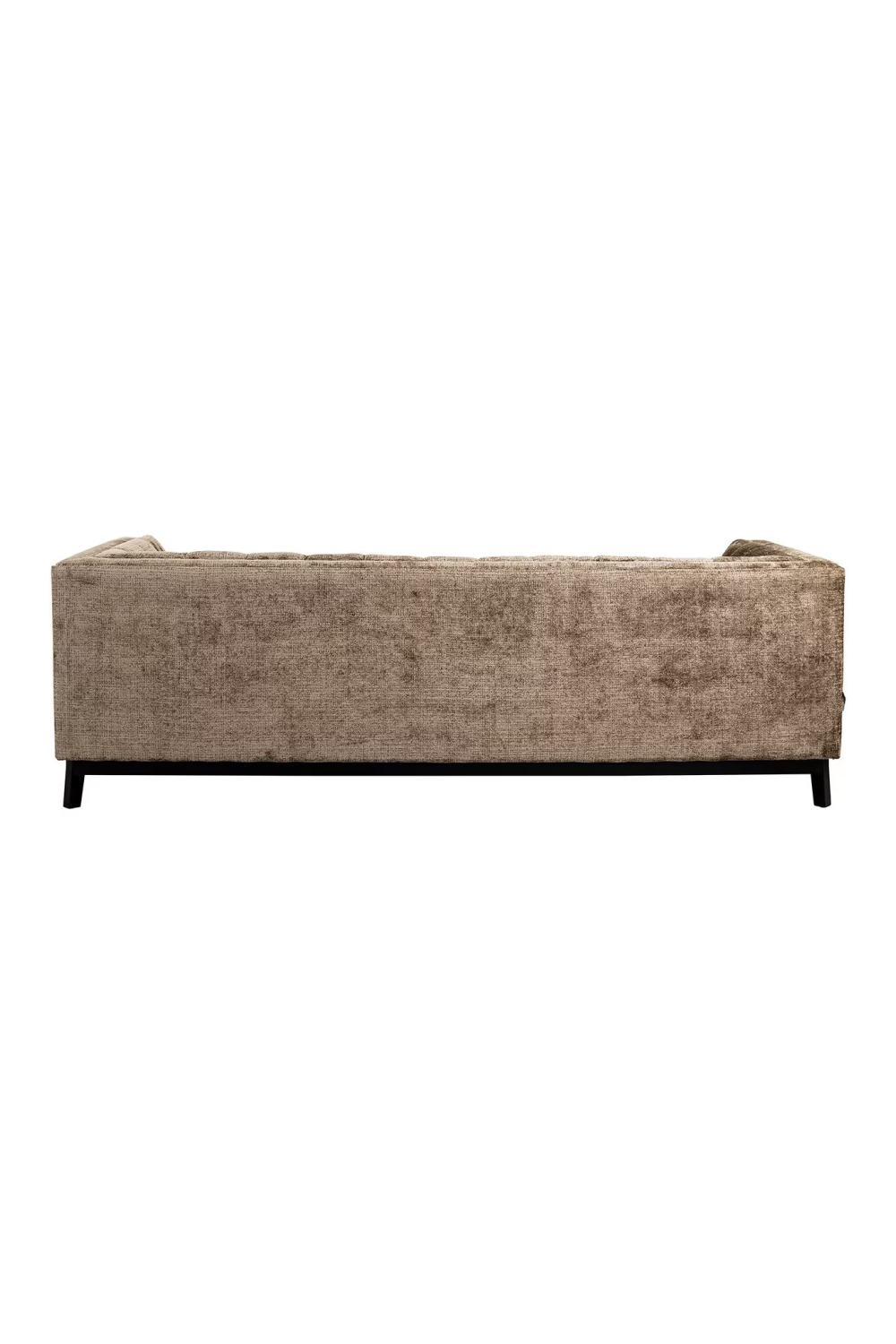 Taupe Chenille Channeled Sofa | OROA Beaudy | Oroa.com