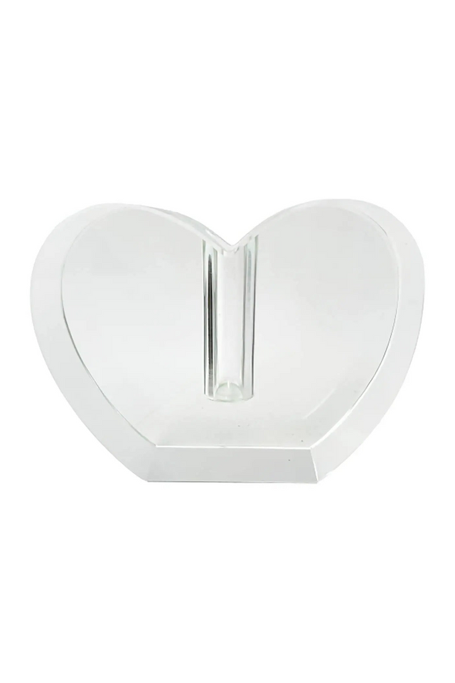 Heart Shaped Glass Candle Holder | Richmond Interiors Sana | Oroa.com