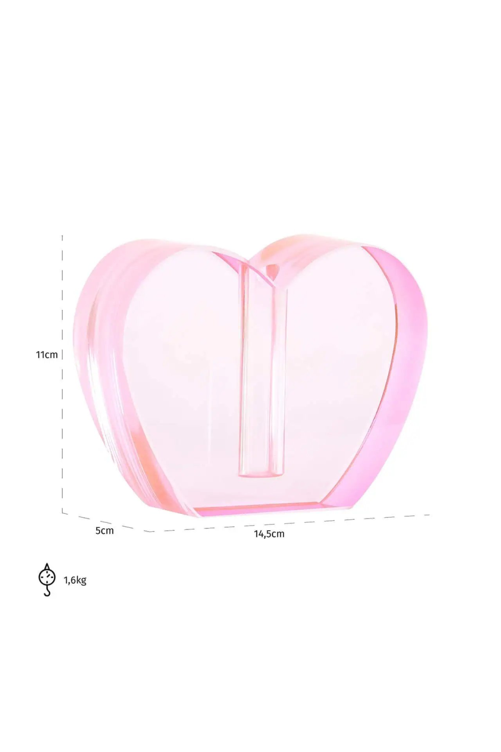 Pink Glass Candle Holder | Richmond Interiors Sanae | Oroa.com