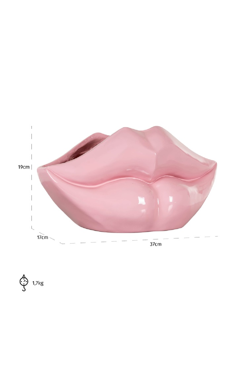 Lips Glossy Vase | OROA Lippo | Oroa.com