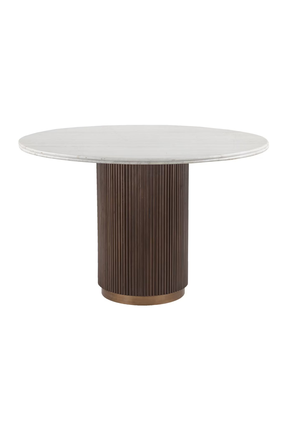 Round Marble Pedestal Dining Table | OROA Mayfield | Oroa.com