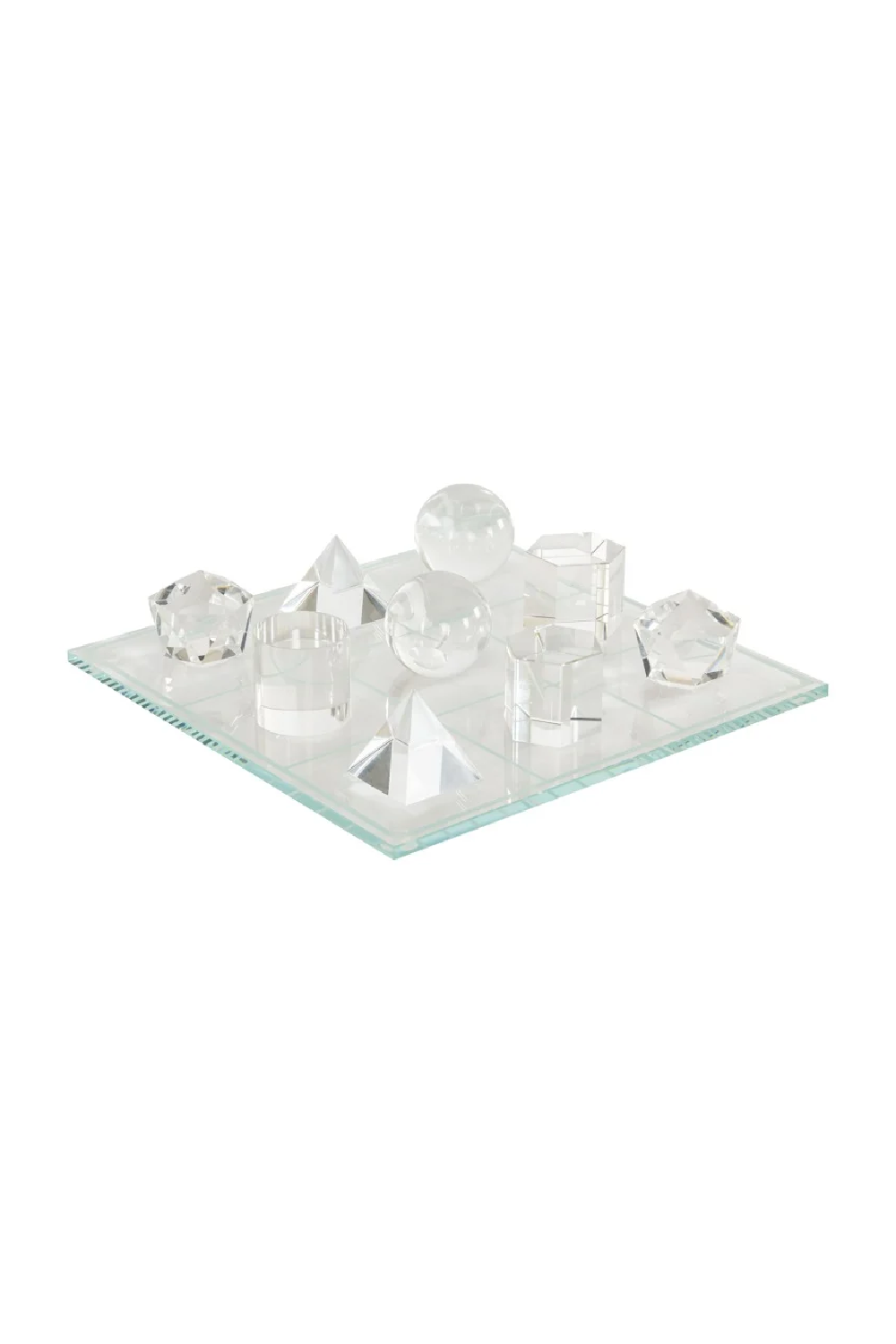 Glass Geometrical Decorative Object | Richmond Interiors Ami | Oroa.com