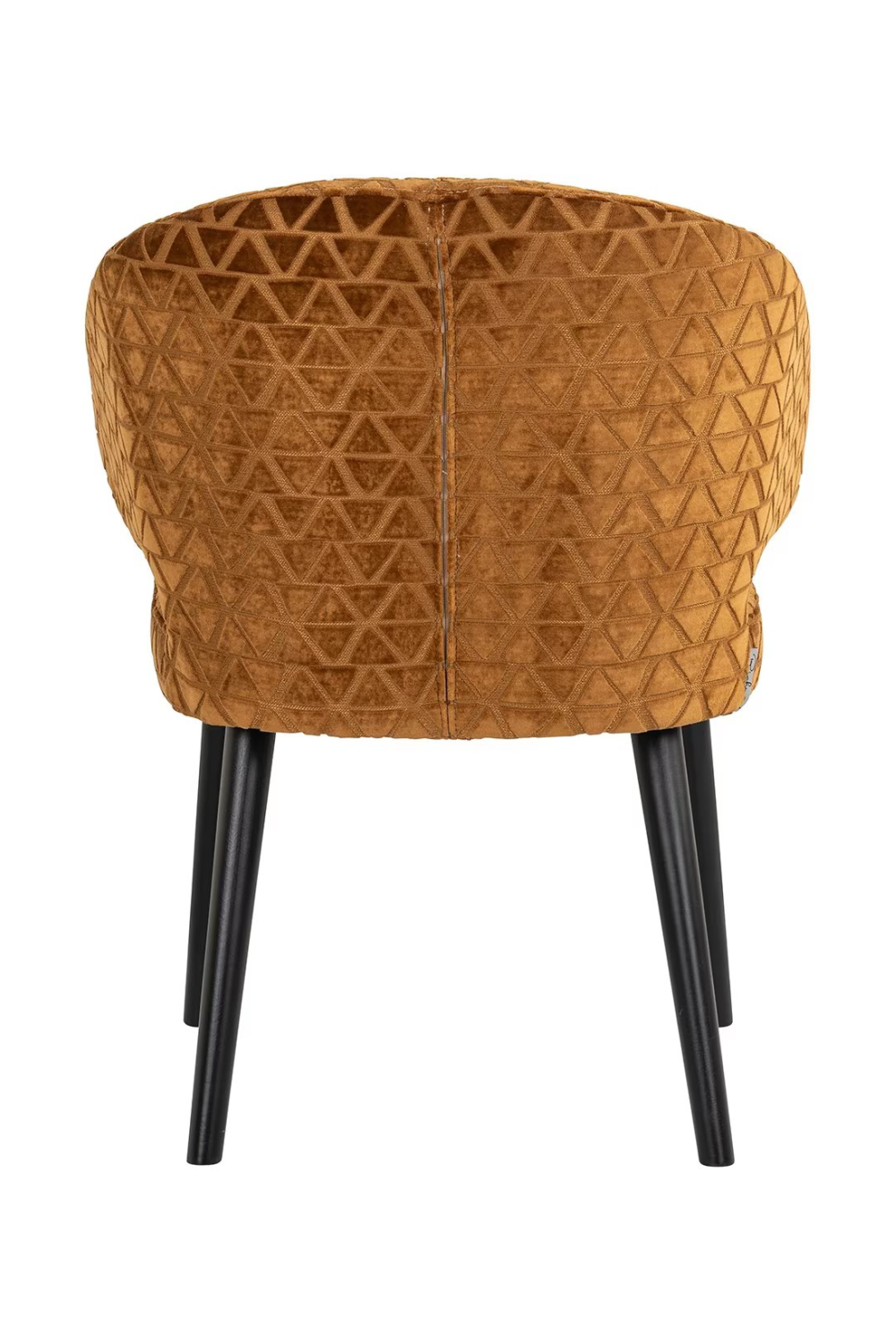 Gold Triangle Pattern Dining Chair | OROA Indigo | Oroa.com