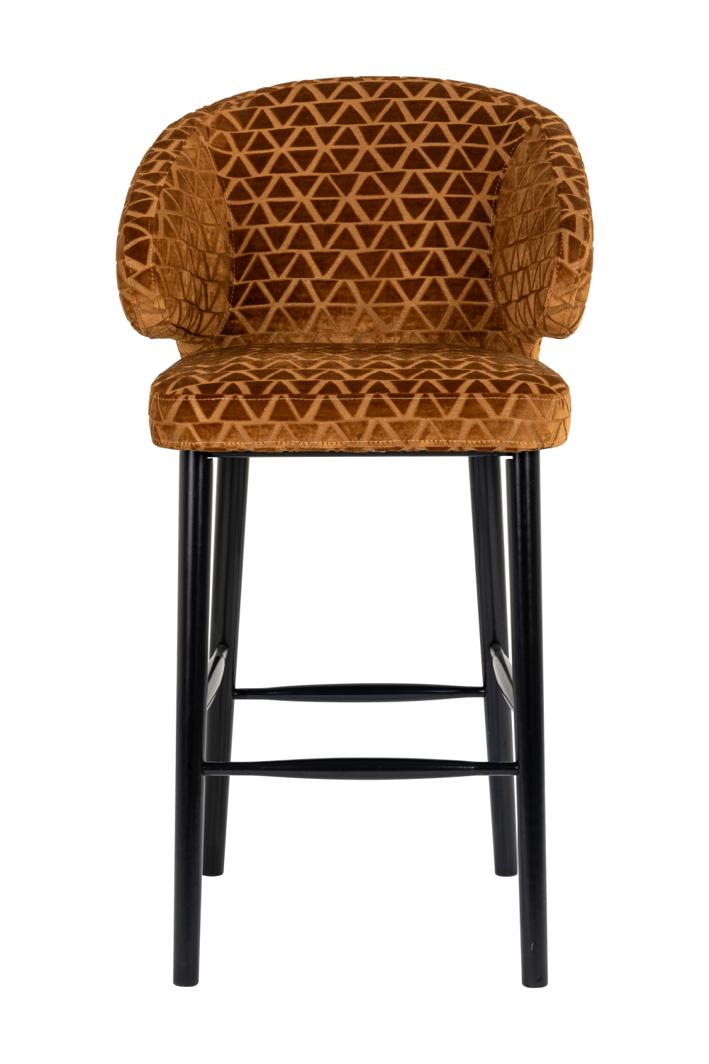 Gold Triangle Bar Stool | OROA Indigo | Oroa.com