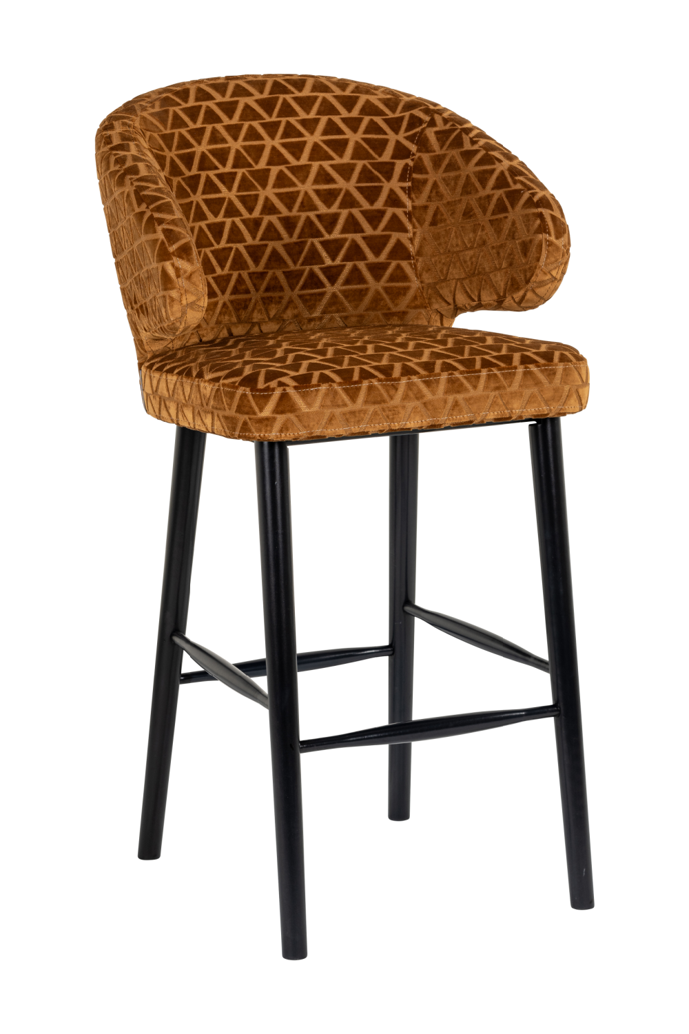 Gold Triangle Bar Stool | OROA Indigo | Oroa.com