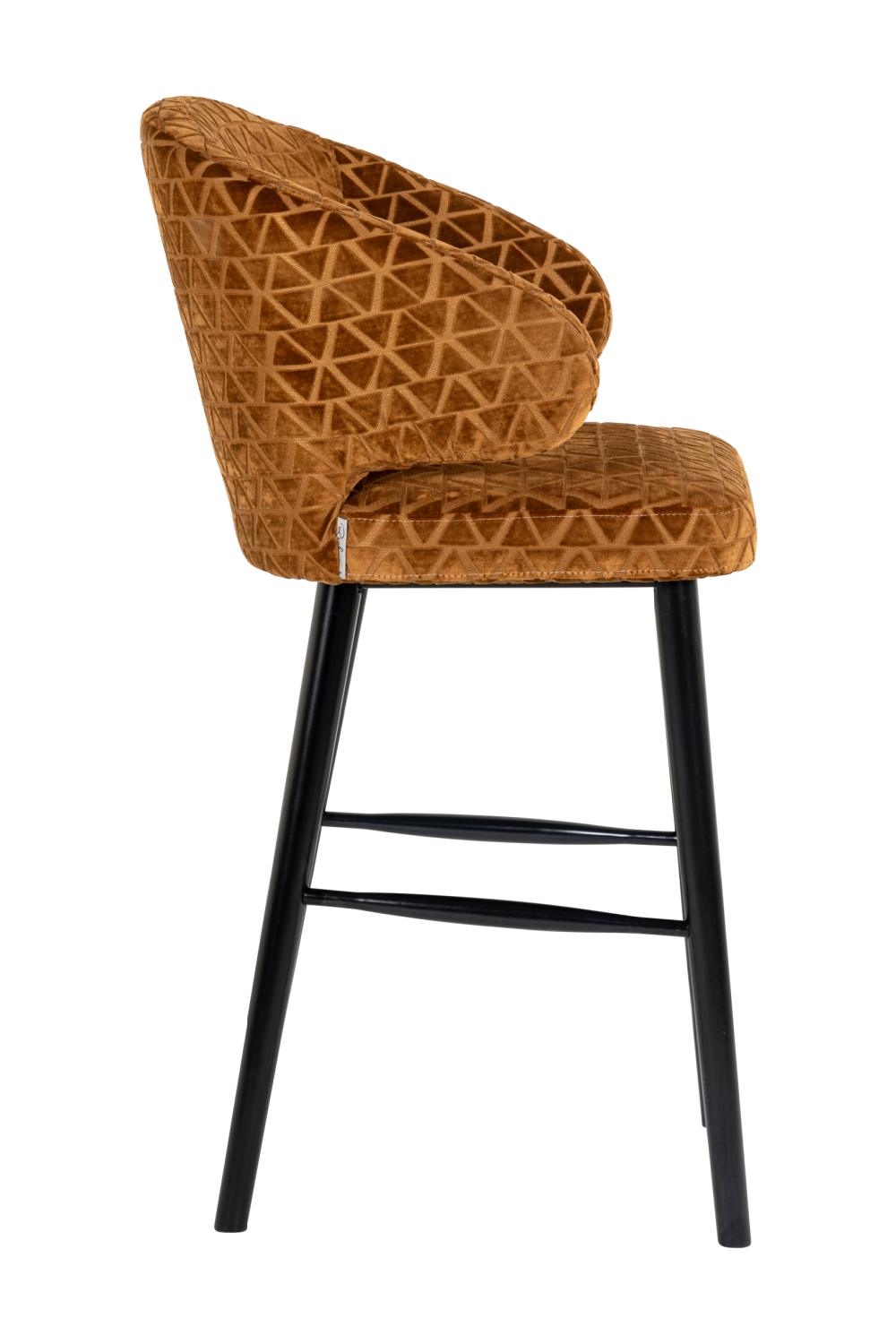 Gold Triangle Bar Stool | OROA Indigo | Oroa.com