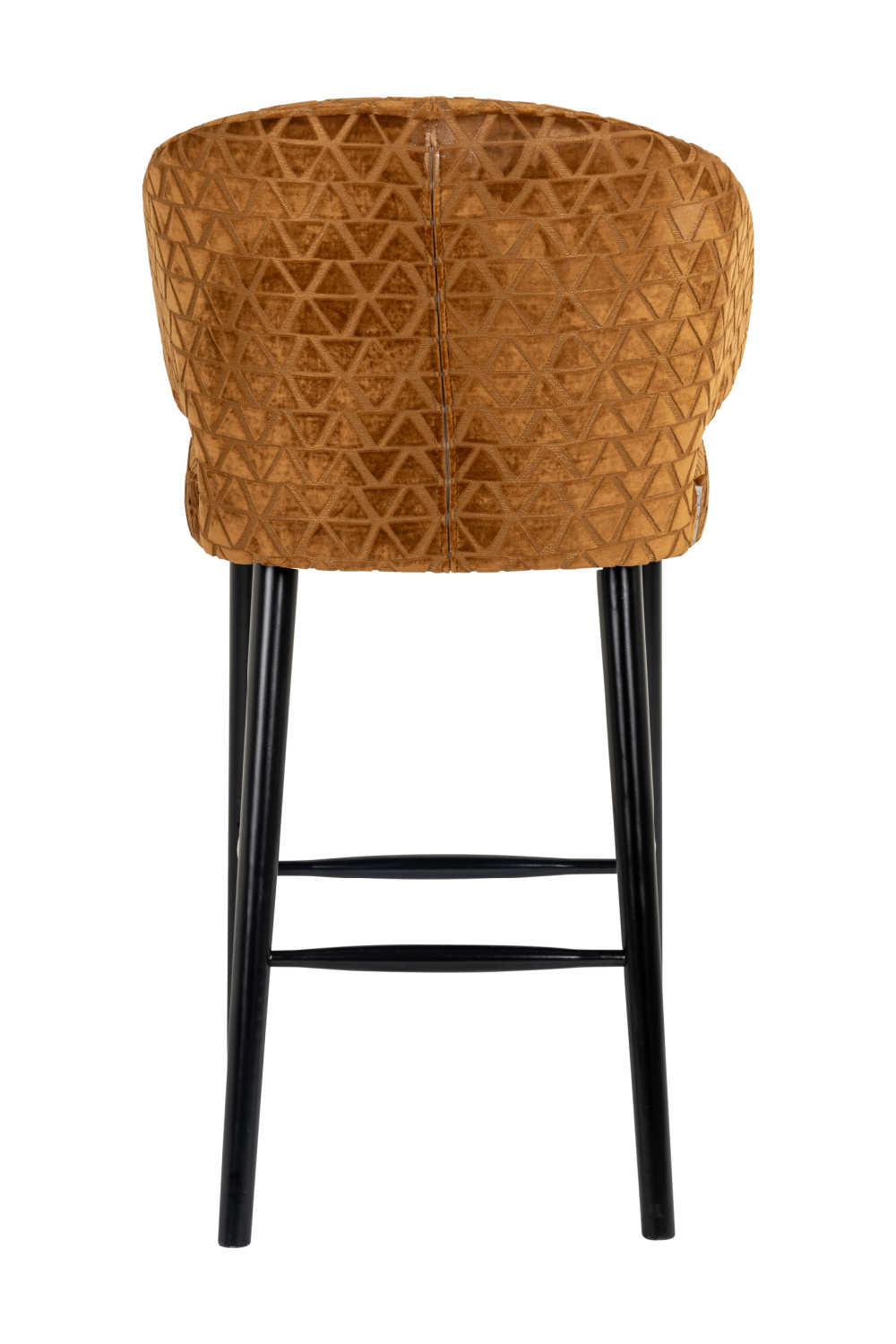 Gold Triangle Bar Stool | Richmond Interiors Indigo | Oroa.com
