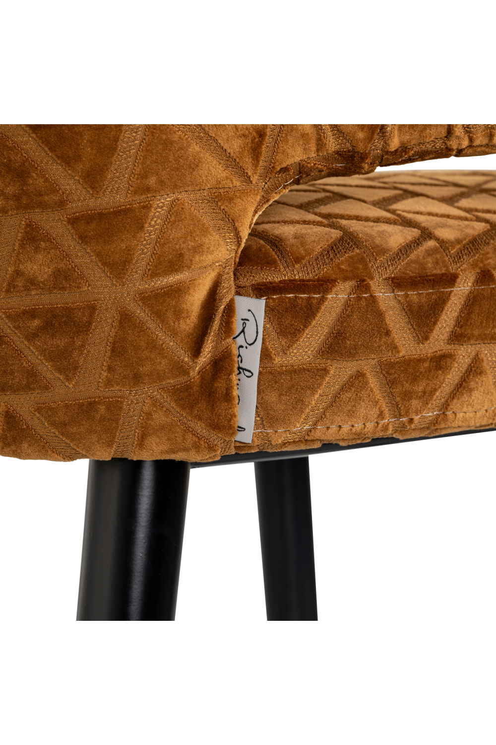 Gold Triangle Bar Stool | OROA Indigo | Oroa.com