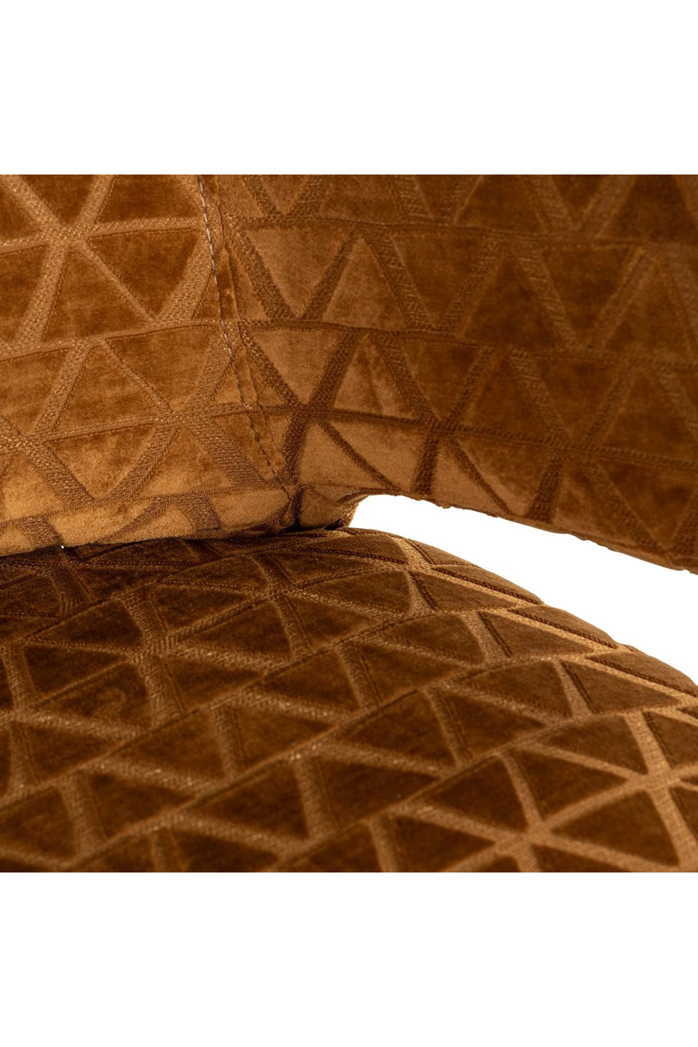 Triangle Patterned Counter Stool | Richmond Interiors Indigo | Oroa.com