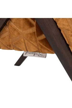 Triangle Patterned Lounge Chair | Richmond Interiors Mia | Oroa.com