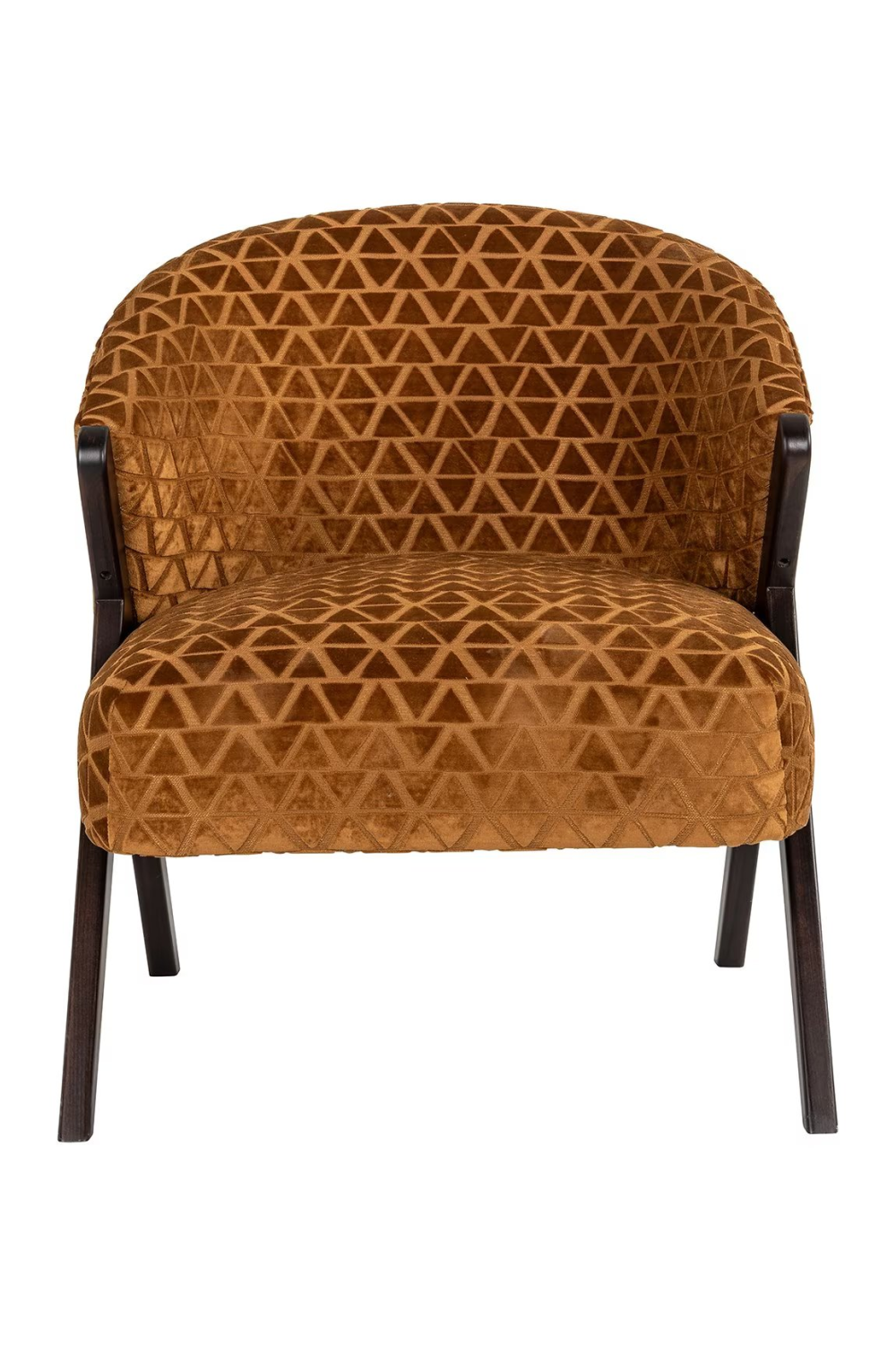 Triangle Patterned Lounge Chair | Richmond Interiors Mia | Oroa.com