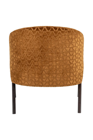 Triangle Patterned Lounge Chair | Richmond Interiors Mia | Oroa.com
