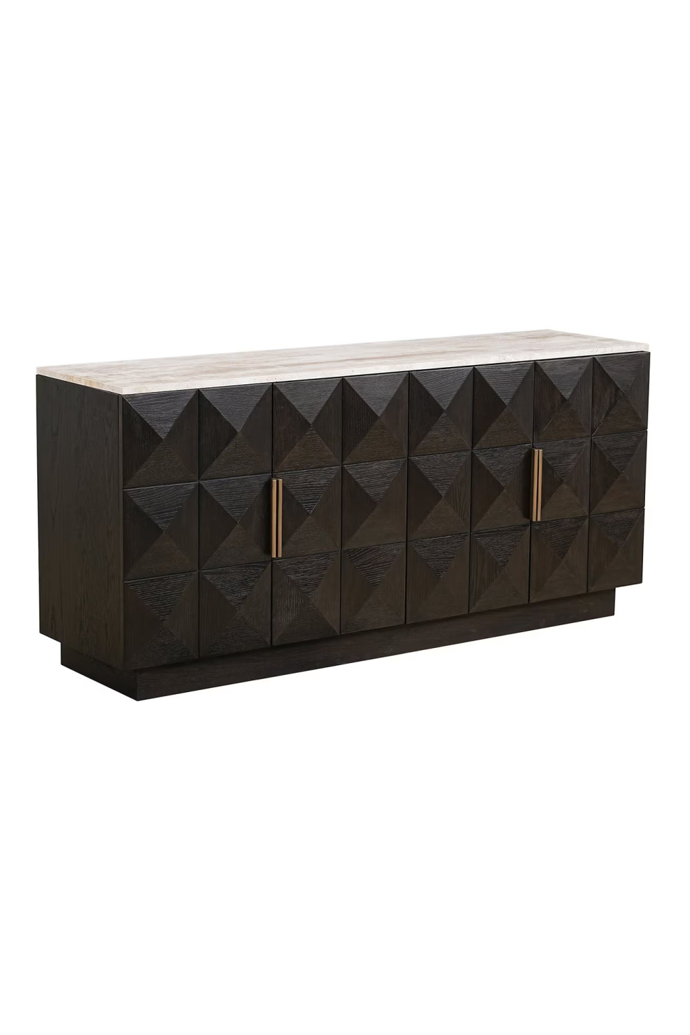 Brown Oak 4-Door Sideboard | OROA Claremont | Oroa.com