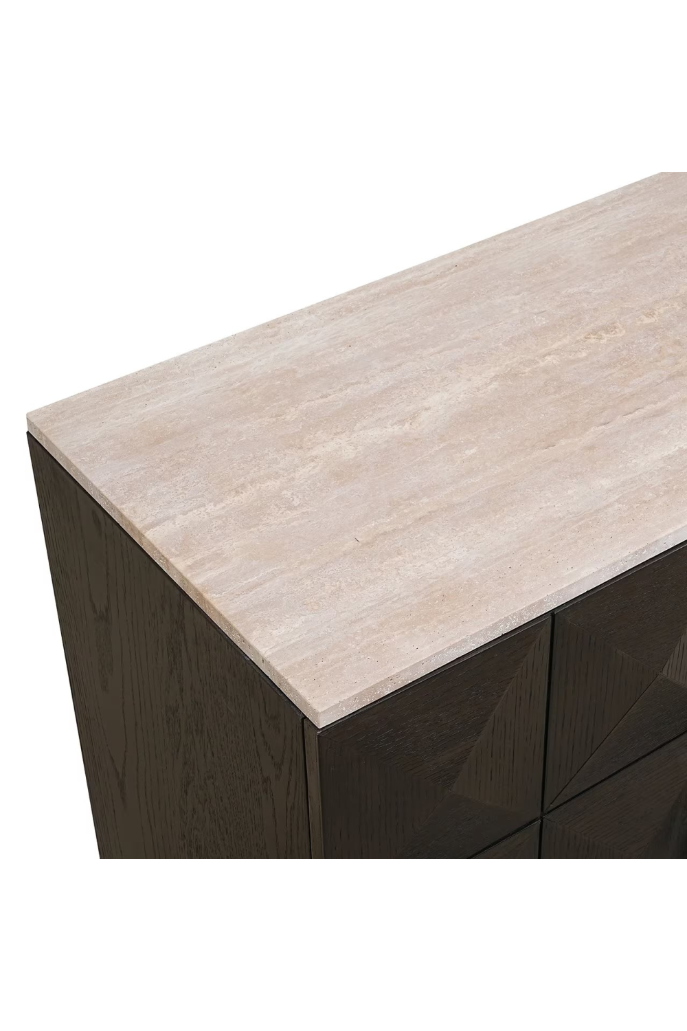 Brown Oak 4-Door Sideboard | Richmond Interiors Claremont | Oroa.com