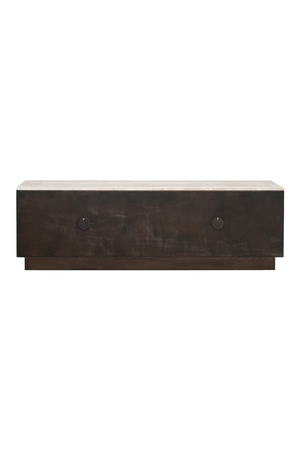 Brown Oak 4-Door TV Cabinet | Richmond Interiors Claremont | Oroa.com