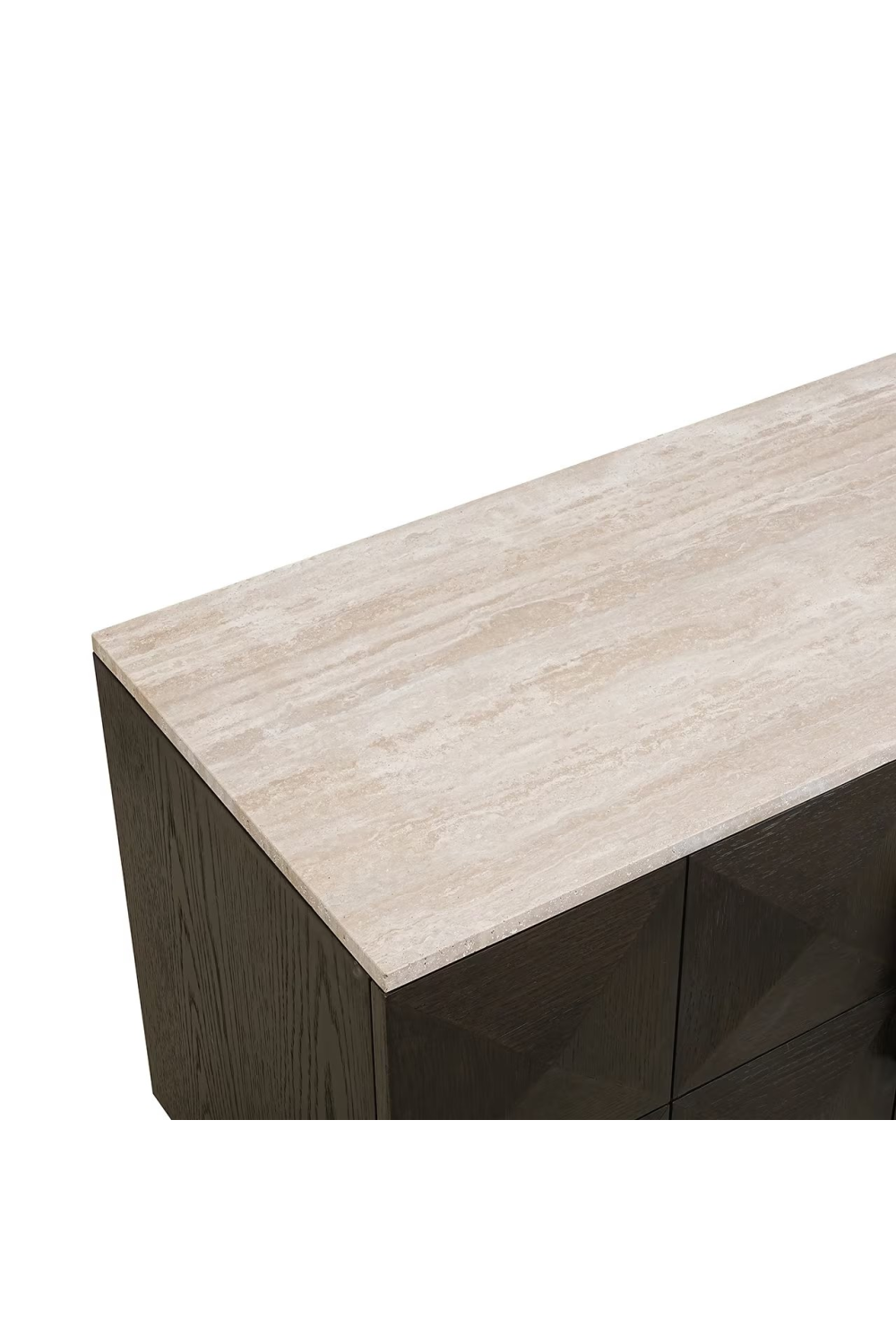 Brown Oak 4-Door TV Cabinet | Richmond Interiors Claremont | Oroa.com