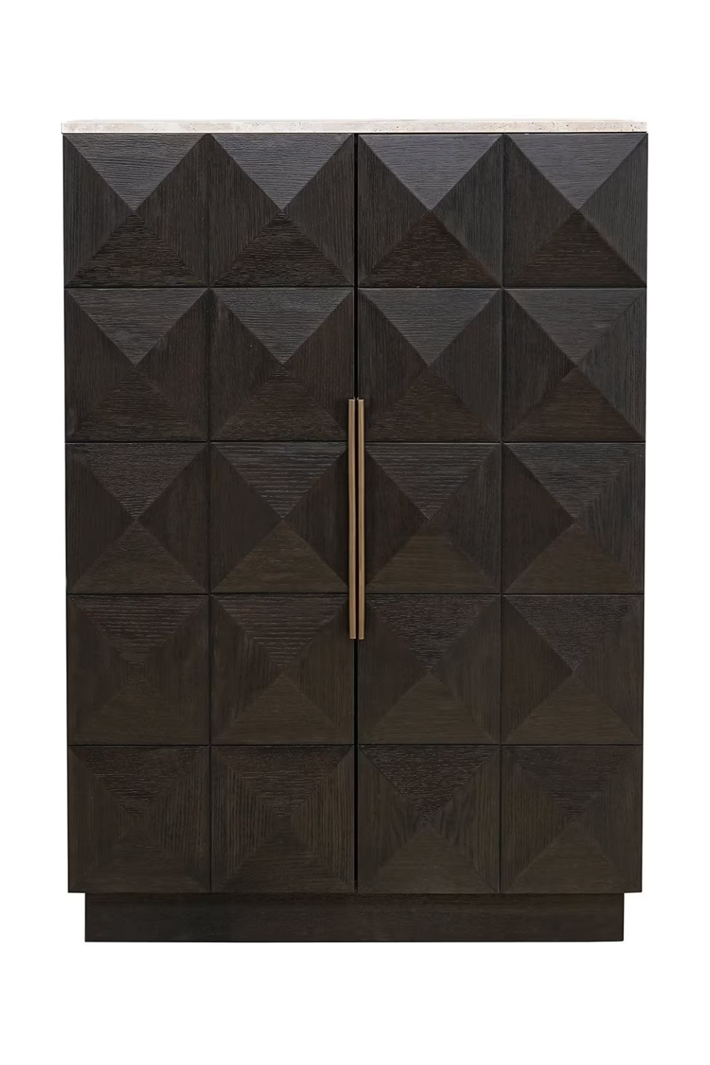 Brown Oak 2-Door Cabinet | OROA Claremont | Oroa.com