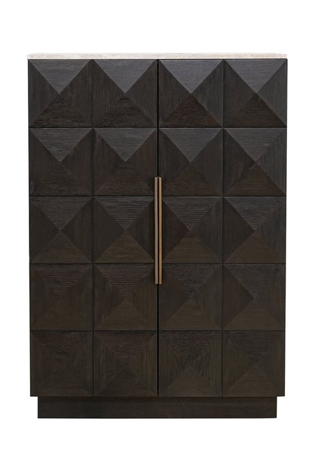 Brown Oak 2-Door Cabinet | Richmond Interiors Claremont | Oroa.com