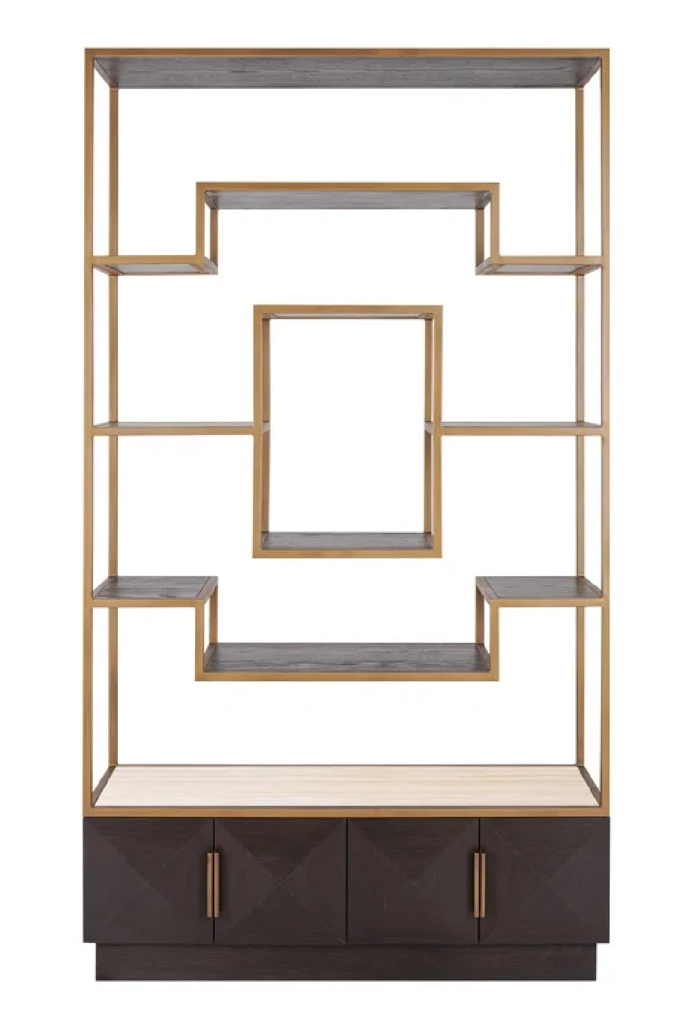 Brown Oak Display Cabinet | OROA Claremont | Oroa.com