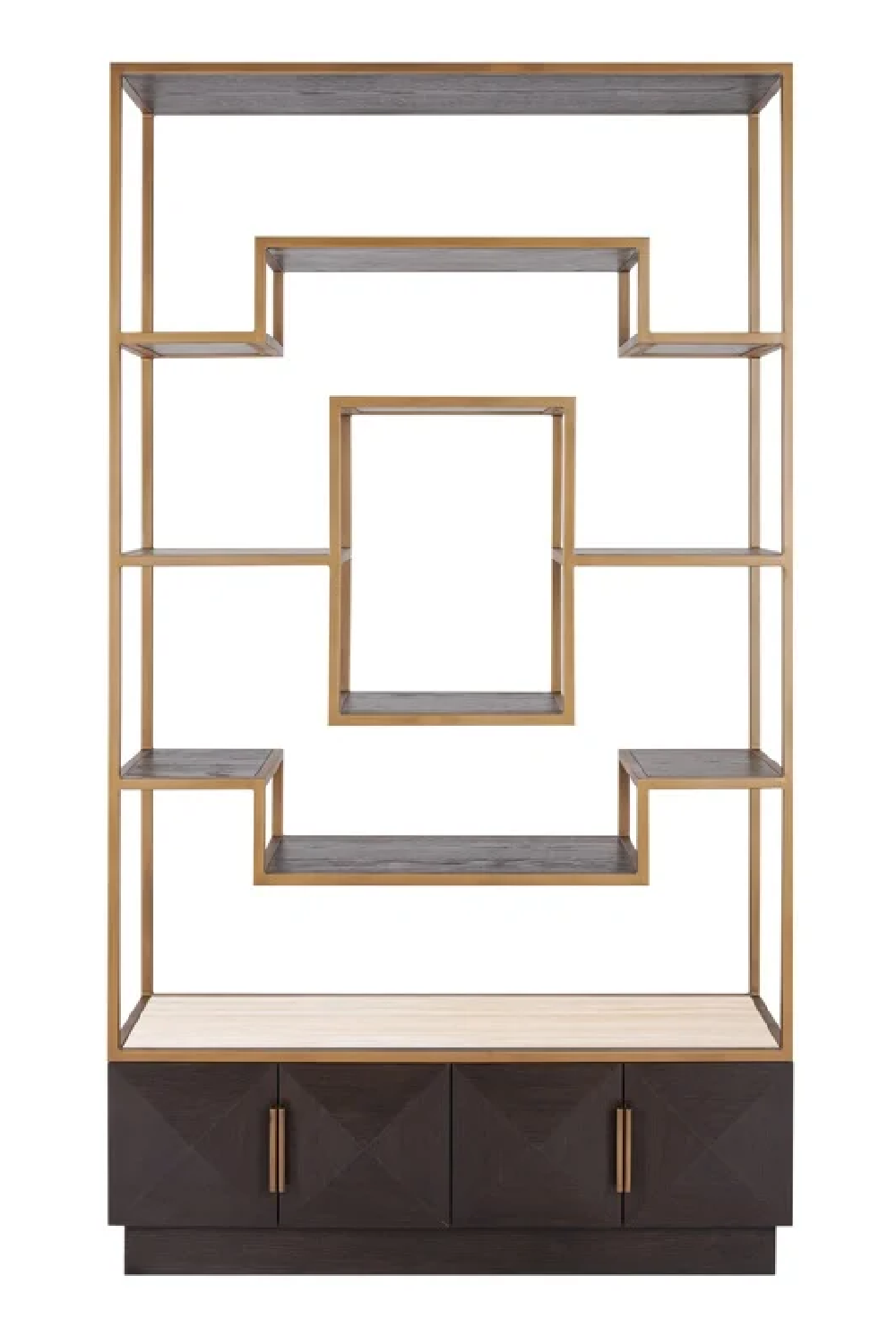 Brown Oak Display Cabinet | Richmond Interiors Claremont | Oroa.com