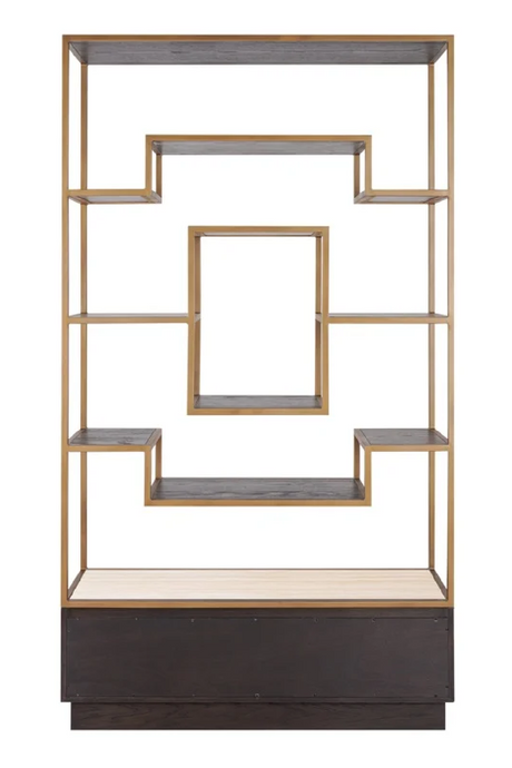 Brown Oak Display Cabinet | Richmond Interiors Claremont | Oroa.com
