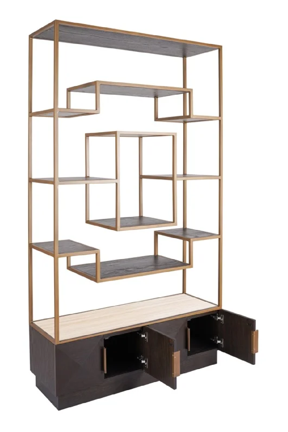 Brown Oak Display Cabinet | OROA Claremont | Oroatrade.com