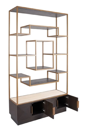 Brown Oak Display Cabinet | Richmond Interiors Claremont | Oroa.com