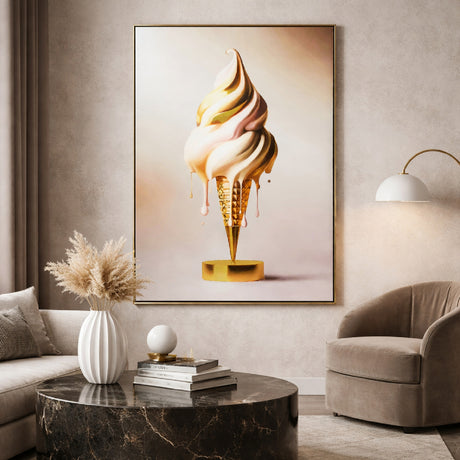   Gold Cone Wall Art | Oroa.com