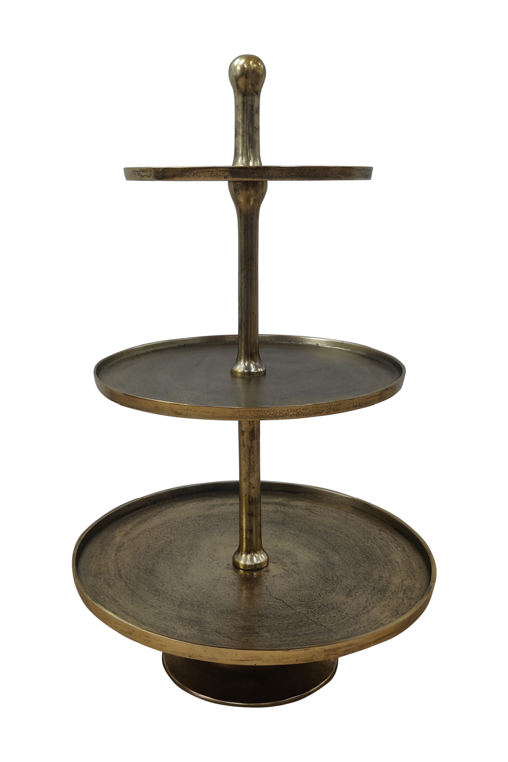 Bronze 3-Tiered Cake Stand | OROA Fallstaff | Oroa.com