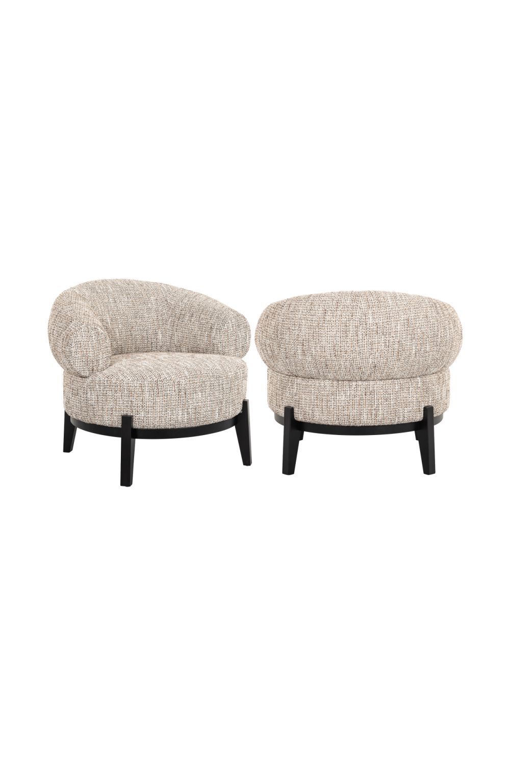 Beige Round Lounge Chair | OROA Montana | Oroa.com