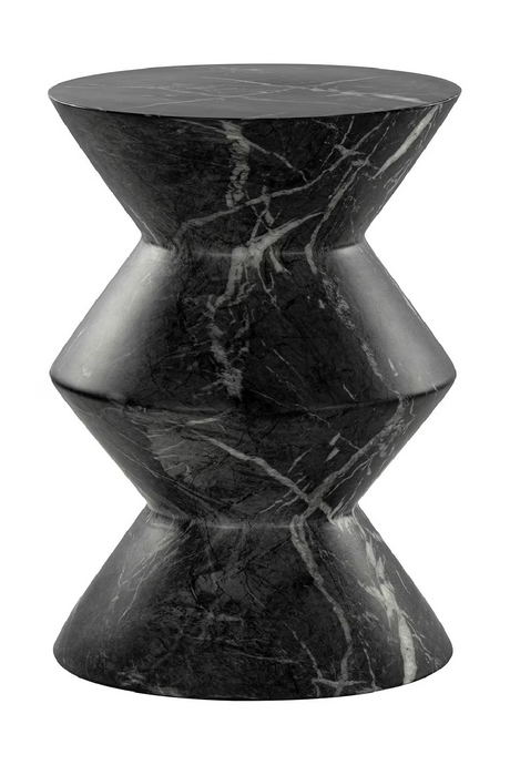 Black Stone Angular End Table | Richmond Interiors Bosco | Oroa.com
