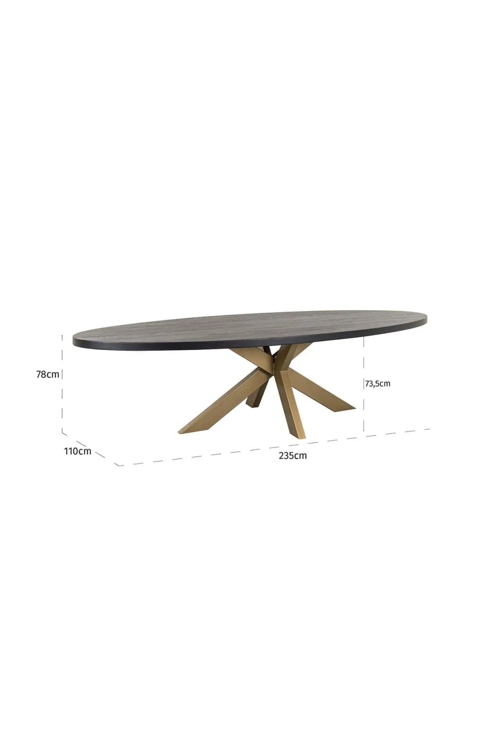 Oval Oak Dining Table | Richmond Interiors Watson | Oroa.com