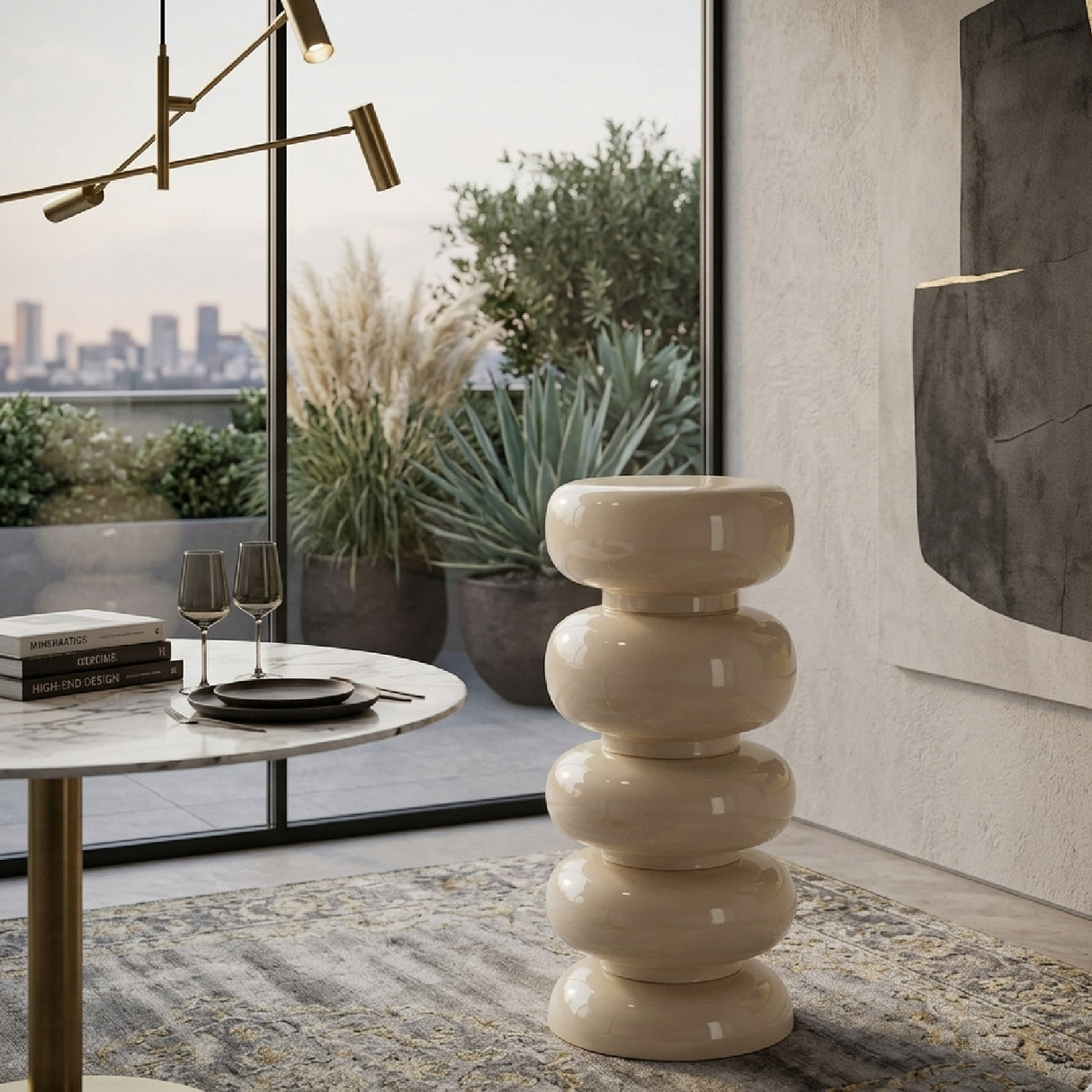   Glossy Layered Column | Oroa.com