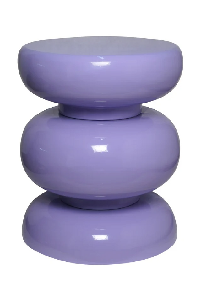 Purple Glossy End Table | Richmond Interiors Jari | Oroa.com