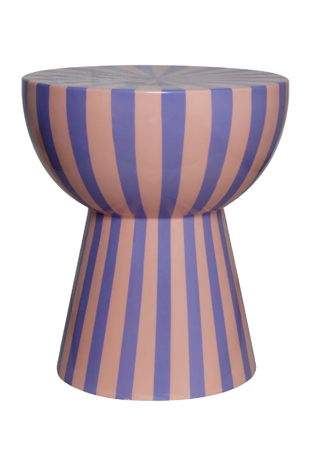 Striped Iron End Table | OROA Valeria | Oroa.com